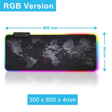 Load image into Gallery viewer, GAMING RGB LARGE MOUSE PAD