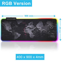 Load image into Gallery viewer, GAMING RGB LARGE MOUSE PAD